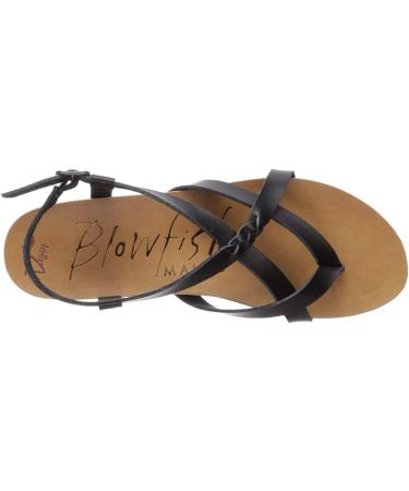 Blowfish Malibu Women's Granola-b Flat Sandal Medium 5.5 UK Black Dyecut - Buy Online on SooperMarket.com