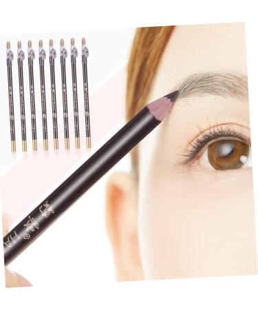Mikinona 8pcs Pencil Sharpener Eyebrow Pencil Lady Tools Black Colored Pencils Eyebrow Pencils Wooden 1 count (Pack of 1) Coffee - Buy Online on SooperMarket.com