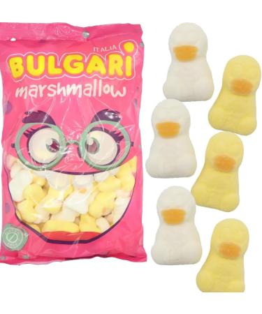 VIMIX Marshmallow Ducks Bag 900g - Vanilla Flavour Marshmallows in the Shape of Ducks | Ideal for Easter Pick and Mix Line - Buy Online on SooperMarket.com