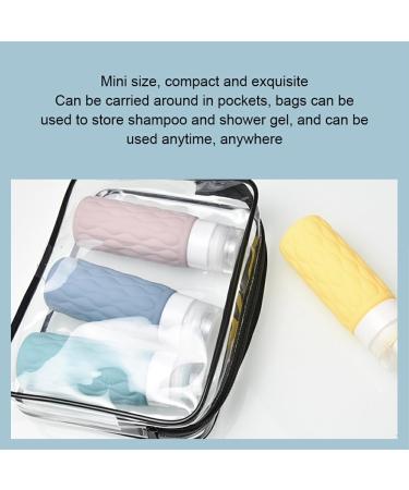 FIOERDTUIE Silicone Travel Containers Anti-Drip Valve Prevents Spills Repeated Extrusion Without Deformation Travel Size Containers Label paper - Buy Online on SooperMarket.com