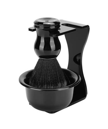 Shaping stand with bowl shaving brush 13 x 9 x 8 3 pieces beard-shaving brush bowl men bar cleaning face hairstyle tool set