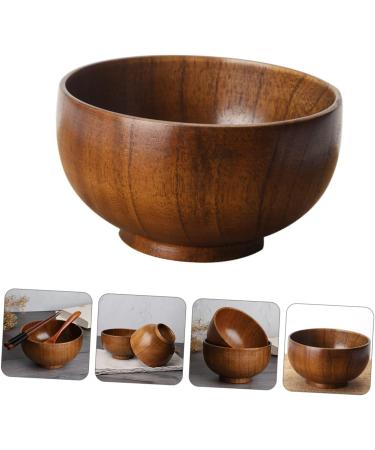 ABOOFAN 3 Pcs Salad Bowl Wood Decor Dessert Containers Snack Containers Storage Holder High Capacity Japan As Shownx3pcs 12x12x6.7cmx3pcs - Buy Online on SooperMarket.com