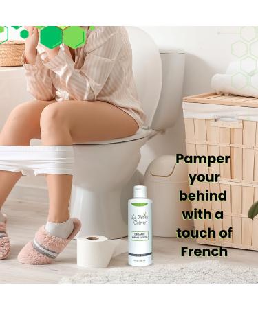 La Petite French Premium Wiping Lotion - Organic Flushable Skin Cleanser & Moisturizer (8 oz) - Eco-Friendly Alternative to Wet Wipes for a Better Bathroom Experience - Buy Online on SooperMarket.com