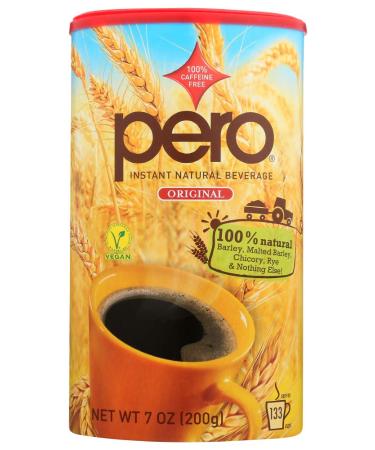 Pero Coffee Substitute Instant Tin 7 oz - Natural Roasted Grain Beverage - Buy Online on SooperMarket.com