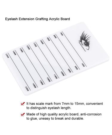 7-15mm Eyelash Tray Stand for Extensions | Acrylic Grafting Makeup Tool - International Shipping - Buy Online on SooperMarket.com