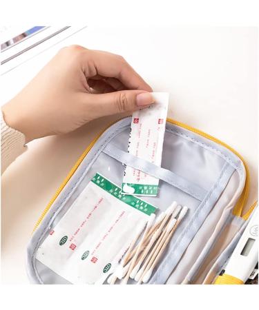 Mini First Aid Bag - Portable 4-Piece Medication Storage for Home Travel & Sports | Compact Emergency Kit - Buy Online on SooperMarket.com