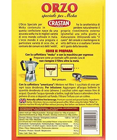 Buy 3x Crastan Orzo Moka Coffee - Instant Soluble Barley Grain Coffee 500g | International Shipping Available - Buy Online on SooperMarket.com