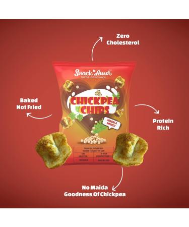 SnackAmor Chickpeas Chips 26gm - Buy Online on SooperMarket.com