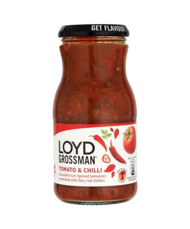 Loyd Grossman Pasta Sauce - Tomato & Chilli (350g)