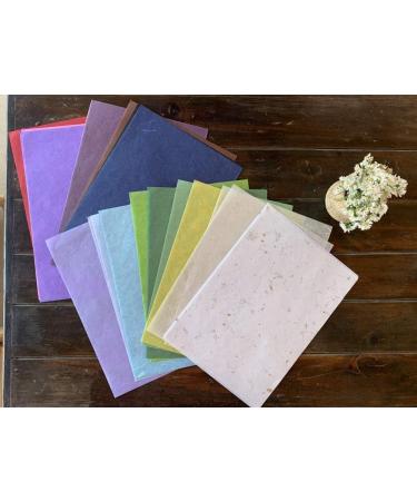 50 Sheets Thin Mulberry Paper - Mixed Colors A4 Sheets for Art, Origami, Craft & Card Making - Buy Online on SooperMarket.com