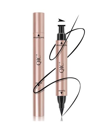 DekRion Winged Eyeliner Stamp  Black Eyeliner Liquid Liner  Colored Eyeliner Stamp Black Brown Blue Purple Red  Waterproof Eyeliner Long-lasting Liquid Eyeliner Eye Makeup  1PC Black 01Black