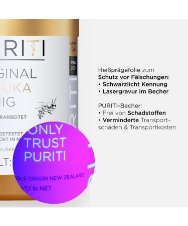 Buy PURITI Manuka Honey MGO 200+ from New Zealand 250g Pack | Premium Quality Manuka Honey for Health & Wellness - Buy Online on SooperMarket.com