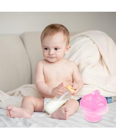 AOVNA Portable Milk Powder Dispenser - Baby Milk Storage Container for Travel - Pink - Buy Online on SooperMarket.com