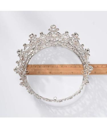 S SNUOY Silver Crystal Queen Crown - Perfect for Wedding, Pageant & Prom - Buy Online on SooperMarket.com