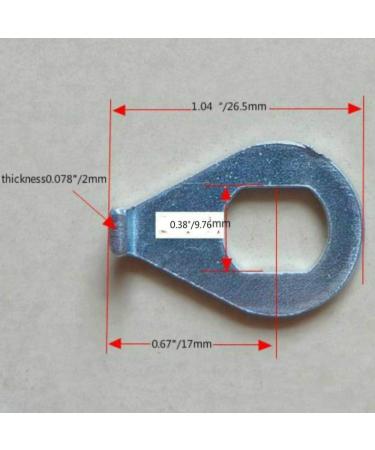 Bike Front Wheel Hub Safety Washer & Retaining Clip Set (4 pcs) | Universal Front Axle Gasket for Hanging Hook - Buy Online on SooperMarket.com