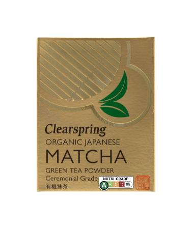 Clearspring Organic Japanese Matcha Green Tea Powder Ceremonial Grade 30g Matcha 30 g (Pack of 1)