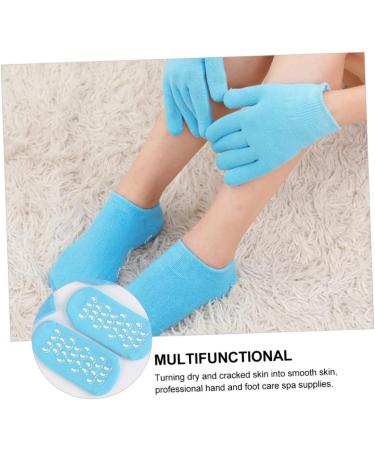 Mikinona 2 Sets Hand and Foot Care Set Moisturizing Gloves Gel Socks Spa Socks Dry Hands Gloves Hydrating Socks Dry Cracked Hands Gloves Moisturizing Mitten Moisturizing Socks Vegetable Gel - Buy Online on SooperMarket.com