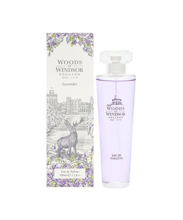 Lavender by Woods of Windsor 3.3 oz Eau de Toilette Spray Lavender 3.3 Fl Oz (Pack of 1)