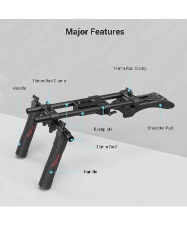 SmallRig Universal Basic Camera Shoulder Mount Kit for DSLR, Mirrorless, Small Cameras - 2896 - Buy Online on SooperMarket.com