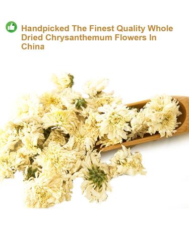 Huangshan Gongju Yellow Chrysanthemum Tea - 30g | Herbal Beauty & Skin Care Health Benefits | Premium Chinese Flower Tea - Buy Online on SooperMarket.com