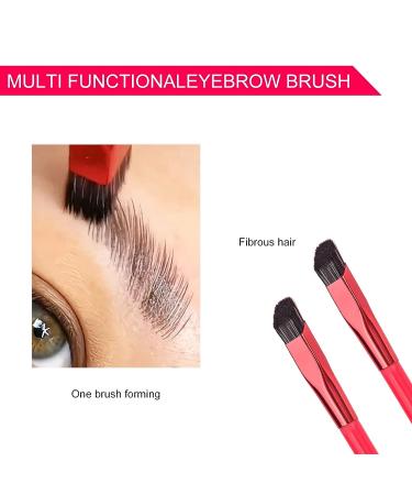 4 Pcs 4D Hair Stroke Brow Stamp Brush - Multi-Function Square Eyebrow Makeup Brush - Buy Online on SooperMarket.com