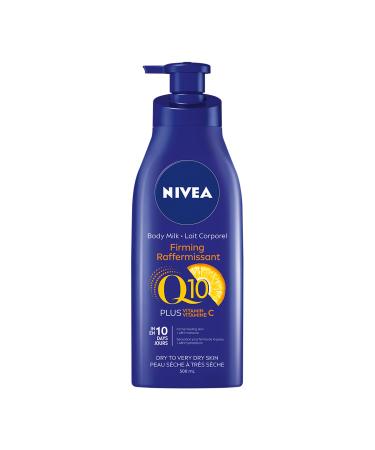 NIVEA Q10+ Firming Body Lotion | With 2 antioxidants : Q10 coenzyme + Vitamin C for healthy looking skin | Quick Absorbing | Firmer Feeling Skin in 10 Days | For Dry to Very Dry Skin