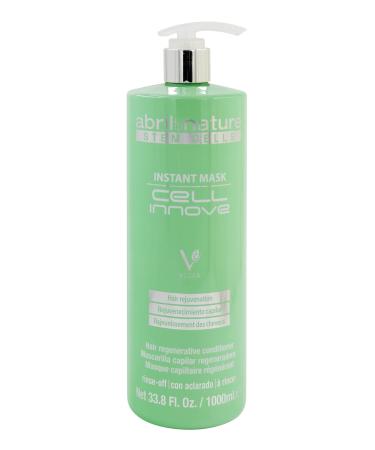 Abril et Nature - Instant Mask Cell Innove - Moisturizing Haarmask - 1000 ml - For stressed hair - hair treatment with stem cells - vegan product 1 L (1 Pack)