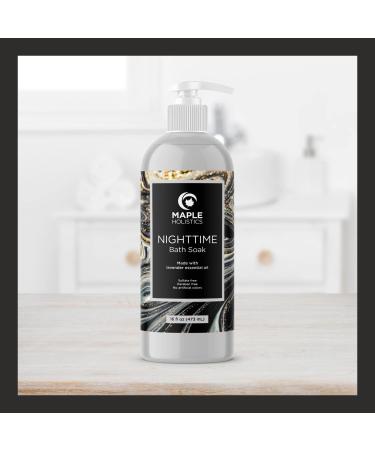 Luxury Nighttime Bubble Bath for Women - Lavender Aromatherapy Sleep Soak with Shea Butter - Vegan Formula - Sulfate, Paraben, and Phthalate Free - 16 Fl Oz - Buy Online on SooperMarket.com