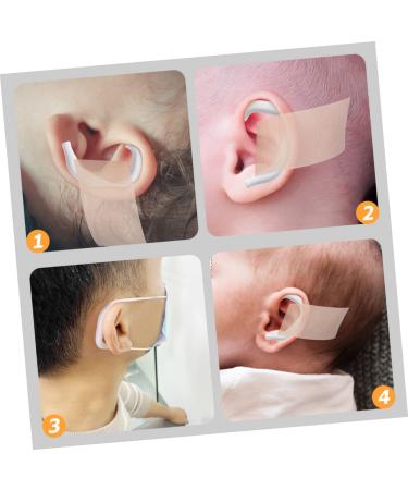 KOMBIUDA Auricle Corrector Invisible Tape - 5 Pairs | Silicone Patch for Ear Mold Support | Valgus Protruding Ear Correction Bracket - Buy Online on SooperMarket.com