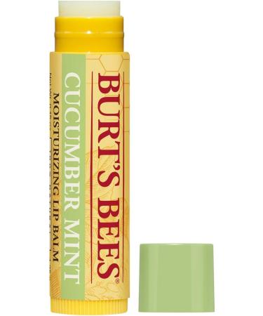 Burt's Bees 100% Natural Moisturizing Lip Balm Cucumber Mint - 2 Tubes - Buy Online on SooperMarket.com