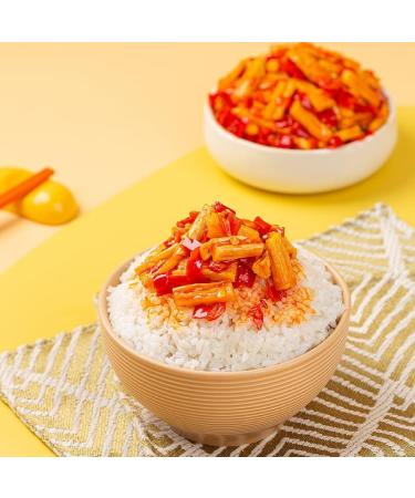 Spicy and crispy radish with chopped peppers Homemade dried radish Ready to eat pickles Chinese pickled vegetable snack gift pack Sichuan spicy vegetables Side dishes (1 can) - Buy Online on SooperMarket.com