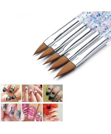 Evvmnaks 1 Set of Nail Brush Tools Set Carving Glitter Pen Manicure DIY Nail Art Tool - Buy Online on SooperMarket.com