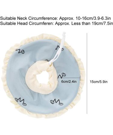Buy DERCLIVE Small Pet Elizabeth Collar - Protective Circle Nursing Ring for Guinea Pig Rabbit Sugar Glider - Pink/Blue - L. Blue - Ideal for International Shipping - Buy Online on SooperMarket.com