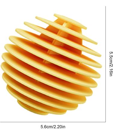 Washing Machine Balls Soft Washing Balls 3 Pcs Machine Ball Softener Tpr Reusable Laundry Balls Quick Drying Washing Balls Deep Cleaning Machine Balls Laundry Softener Balls Yellow - Buy Online on SooperMarket.com