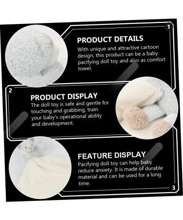 Buy 2-St Bear Doll & Baby Toys - Soft Comfort Towels for Toddlers Stroller & Bed Accessories - Buy Online on SooperMarket.com
