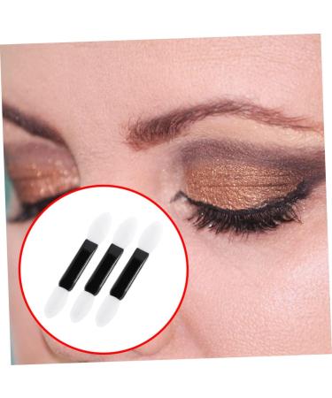 Gogogmee 100pcs Make up Applicators for Face Dual Sided Eyeshadow Brush Makeup Eyeshadow Brush Smudge Brush M White - Buy Online on SooperMarket.com