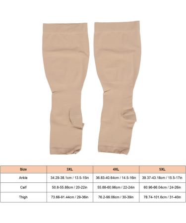 Buy GfRGFH Knihohe Compression Stockings 23-32 mmHg - Improve Blood Circulation | Thigh-High Varicose Vein Relief for Women & Men (5XL) - International Shipping - Buy Online on SooperMarket.com