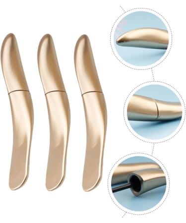MUSISALY 18 Pcs Eyeliner Empty Tube oil Lash Serum DIY Tube Cosmetics Eyelash Oil Tubes Wand Golden Pp - Buy Online on SooperMarket.com