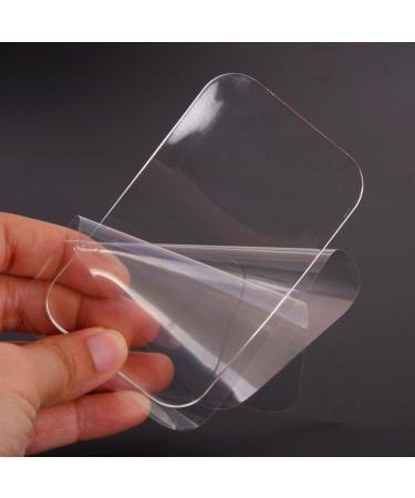 Coobbar 2pcs Reusable Eyelash Holder Pads - Clear and Pink | Eyelash Extension Accessories - Buy Online on SooperMarket.com