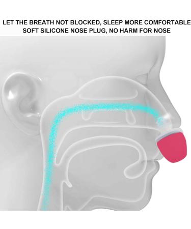 Anti Snoring Nose Vents Plugs for Comfortable Sleep - LF-01 Red - Buy Online on SooperMarket.com