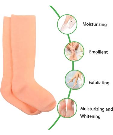 FOYTOKI 1 Pair Moisturizing Foot Cover Moisturizing Socks for Dry Foot Spa Moisturizing Socks Dry Foot Moisturizing Socks Moisturizing Socks for Cracked Heel Lotion Moisturizing Long Socks - Buy Online on SooperMarket.com