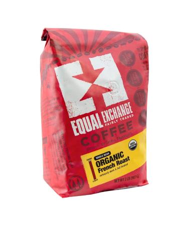 Equal Exchange Organic Coffee French Roast Whole Bean 2 lb (907 g)