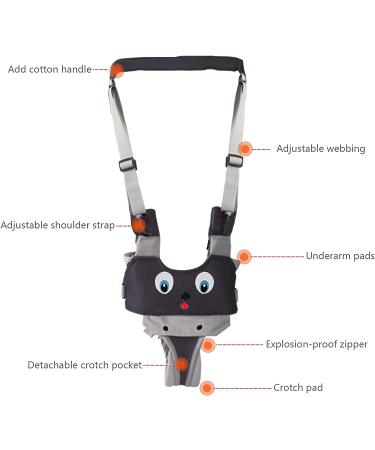 IULONEE Baby Walking Harness Breathable Mesh Handheld Toddler Helper Assistant Child Walker Help Standing Up and Walking Belt Learning Helper Infant Safety Harness for 7-24 Month Baby (Mesh Grey) - Buy Online on SooperMarket.com