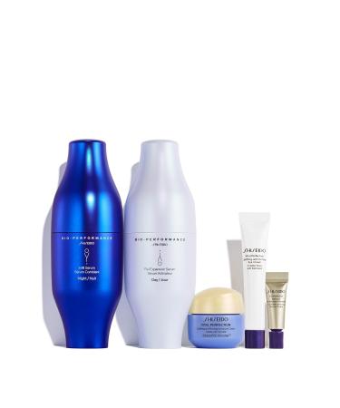 Buy Shiseido Day-to-Night Plumping Skincare Set | Bio-Performance Serums & Advanced Cream - International Shipping - Buy Online on SooperMarket.com