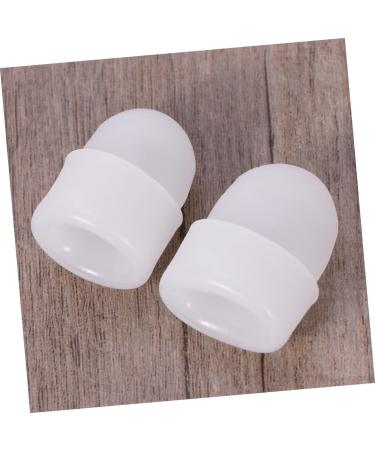 Gel Toe and Thumb Protector Pair for Shoes - White Foot Care Sleeve for Blisters and Comfort - Buy Online on SooperMarket.com