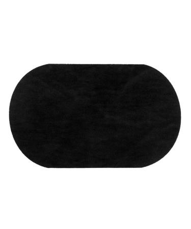 Beaulegan Repair Patches - 4 PCS Elbow Knee Iron-on Velvet Patches, Black