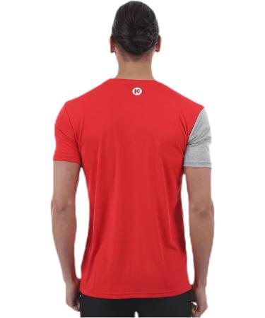 Kempa Unisex Kids Core 2.0 Jersey - Red/Dark Grey Melange | International Shipping Available - Buy Online on SooperMarket.com