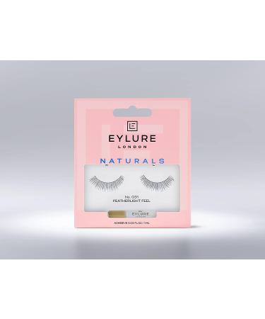 Eylure Naturals False Eyelashes Style No. 031 - Reusable, Adhesive Included - 1 Pair - Buy Online on SooperMarket.com