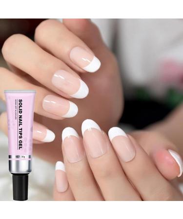 Teksome Solid Nail Gel Glue | Press On Nail Glue | Long Lasting Strong Adhesive Fake Acrylic Nails Extension Glue With Remover For Fake Nail Tips Lamp Curing Needed - Buy Online on SooperMarket.com
