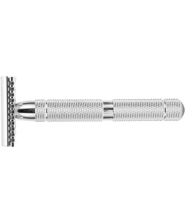 Hztyyier Manual Safety Razor - Rustproof Aluminum Ergonomic Handle Easy to Clean - Perfect Gift for Shaving Enthusiasts - Buy Online on SooperMarket.com